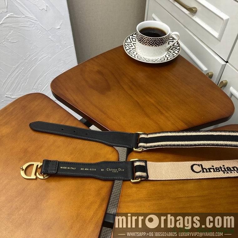 Dior belt 35mmX95-125cm 7D02