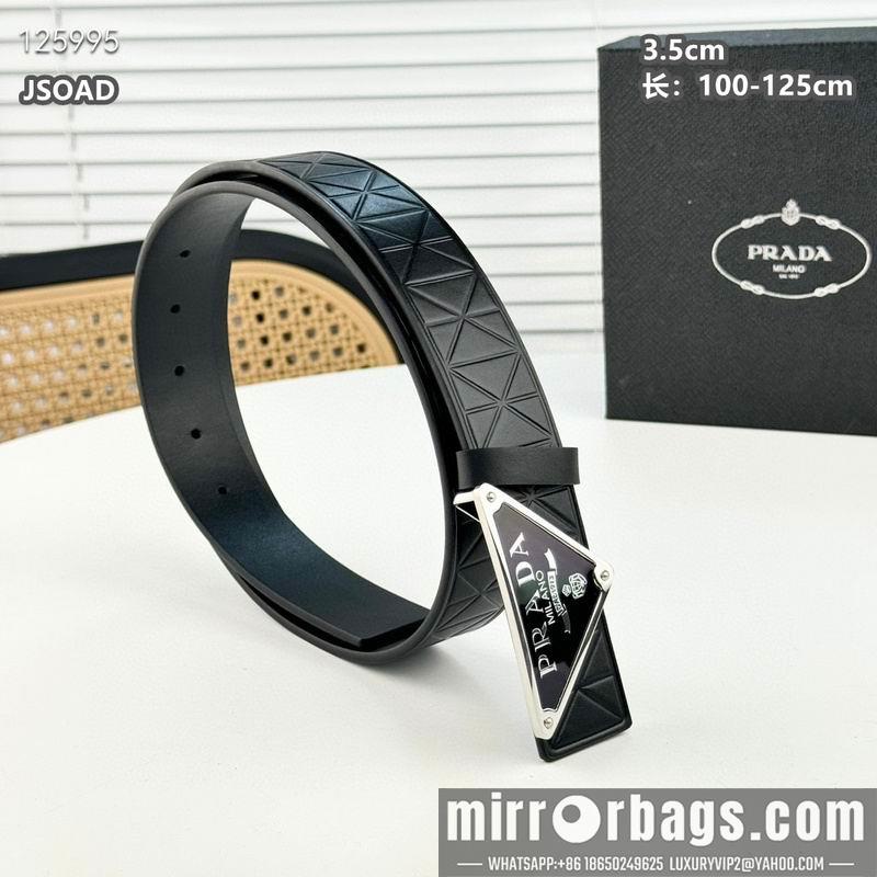 Prada belt 35mmX100-125cm 8L39