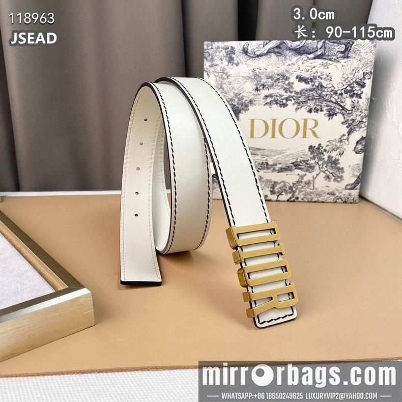Dior belt 30mmX90-115cm 8L12