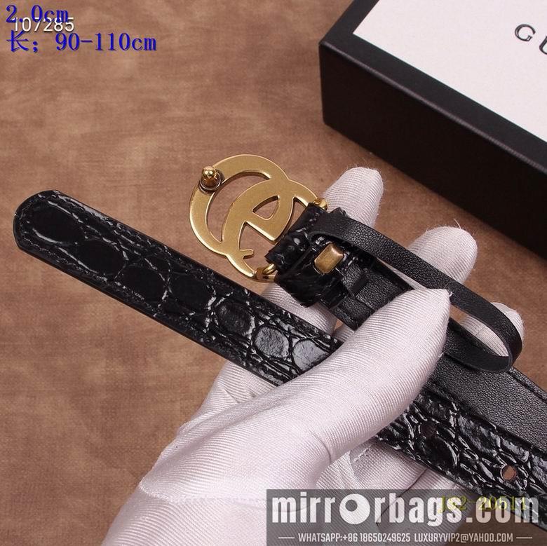 Gucci belt 20mm 90-110cm 8L03