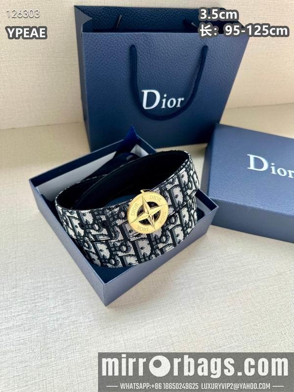 Dior belt 35mmX95-125cm 8L17