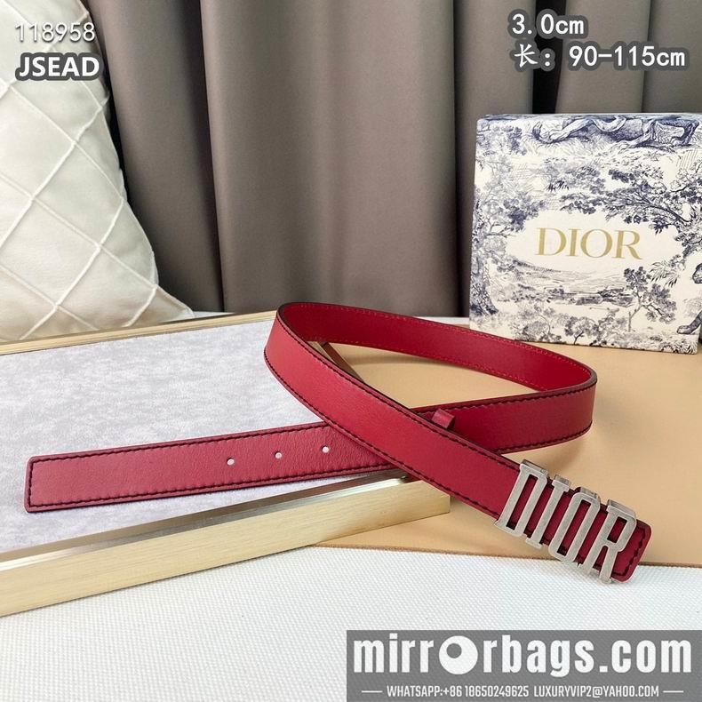 Dior belt 30mmX90-115cm 8L12