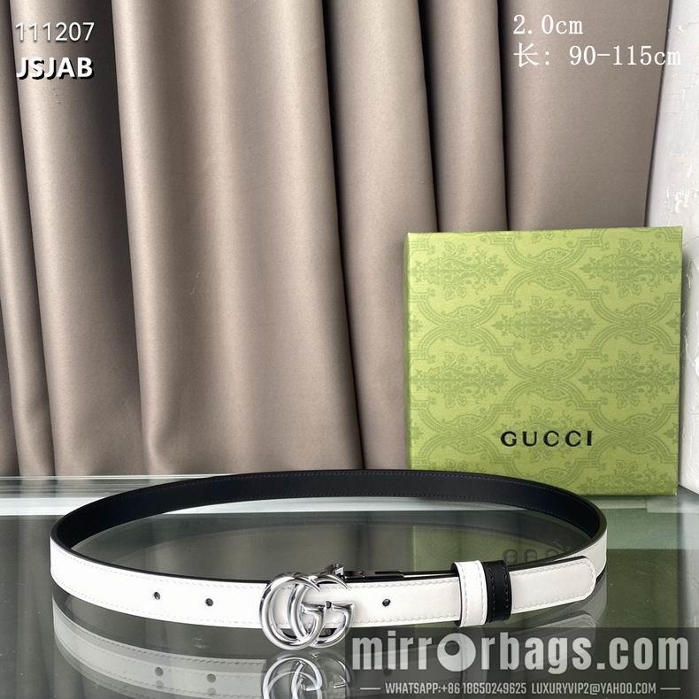 Gucci Belt 20mm 90-115cm 8L01