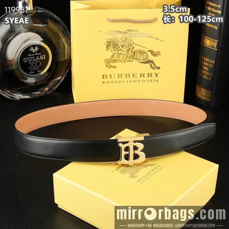 Burberry belt 35mmX100-125cm 8L82