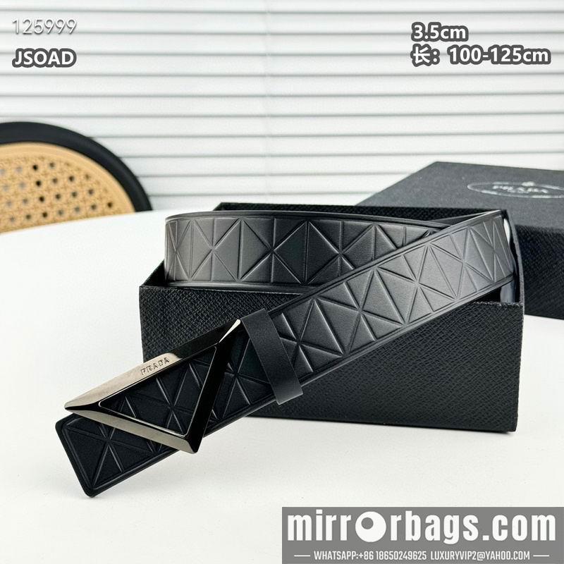 Prada belt 35mmX100-125cm 8L38