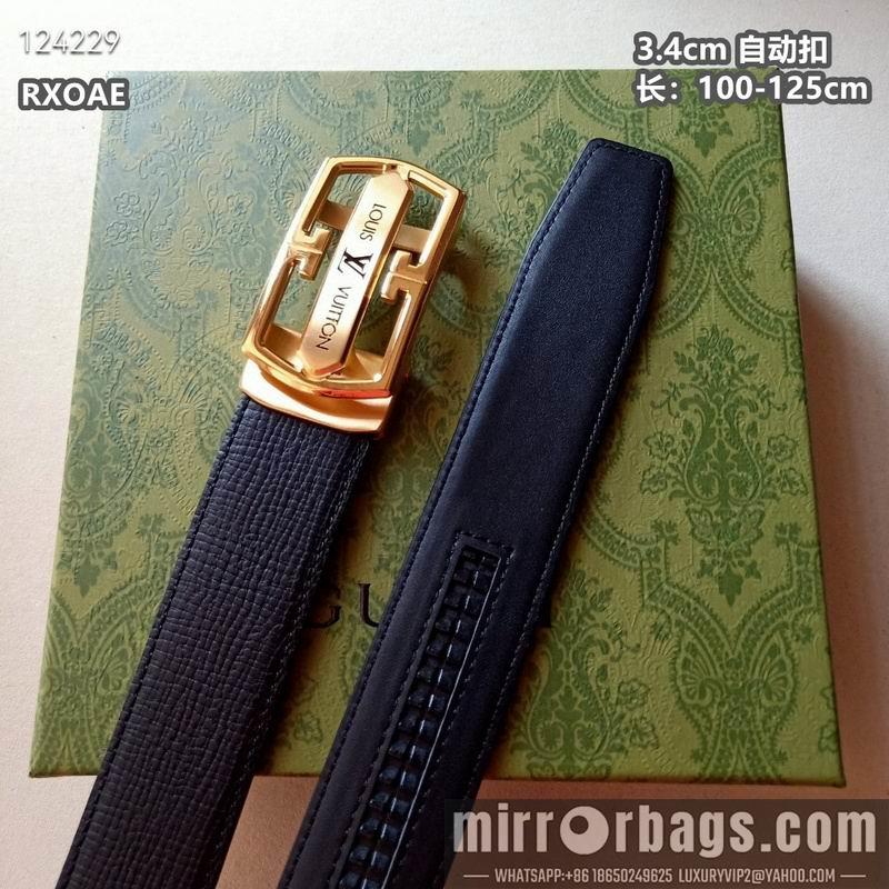 LV belt 34mmX100-125cm 8L31