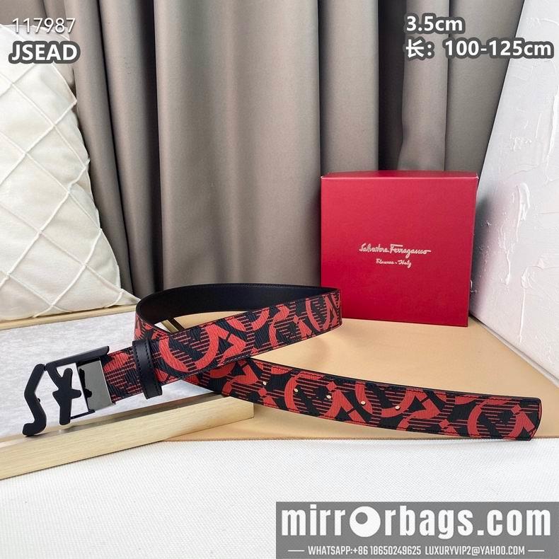 Ferragamo belt 35mmX100-125cm 8L08