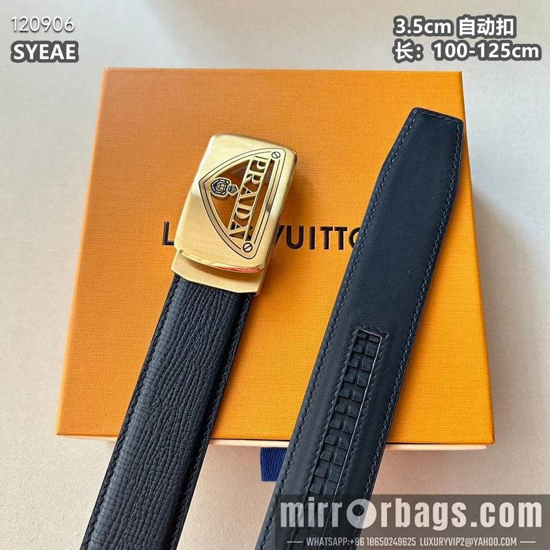 Prada belt 自动带 35mmX100-125cm 8L072002