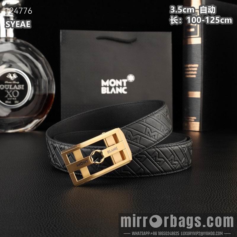 Montlanc belt 35mmX100-125cm 8L38