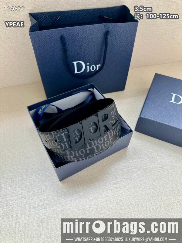 Dior belt 35mmX100-125cm 8L29