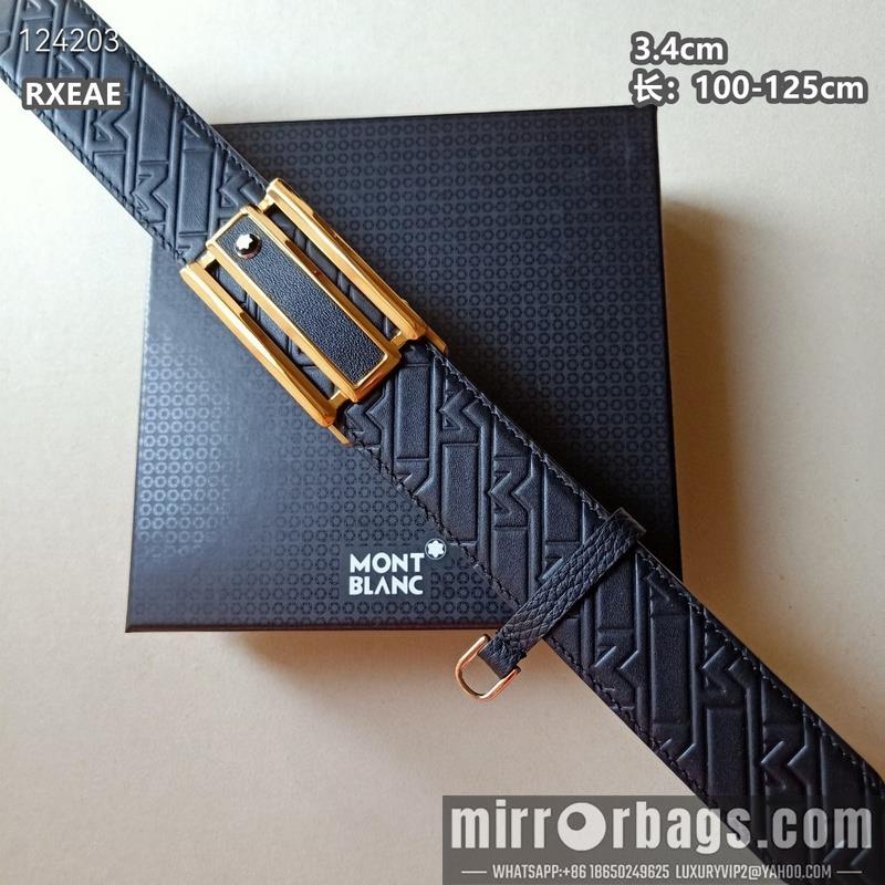 Montlanc belt 34mmX100-125cm 8L12