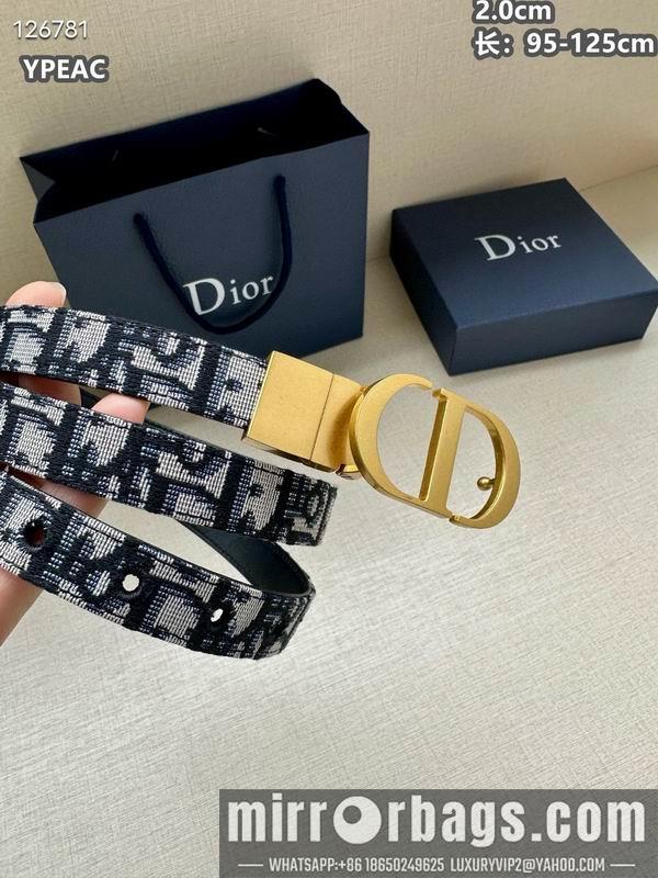 Dior belt 20mmX95-125cm 8L22