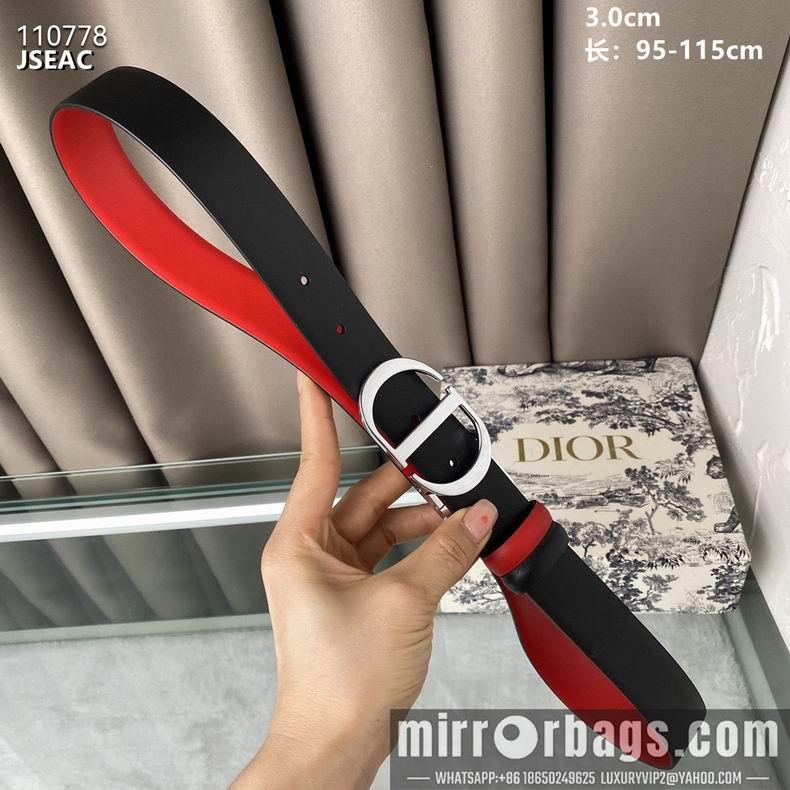 Dior Belt 30mmX95-115cm 8L08