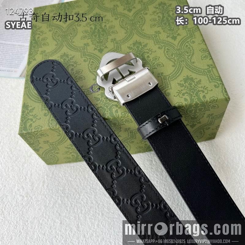Gucci belt 35mmX100-125cm 8L15