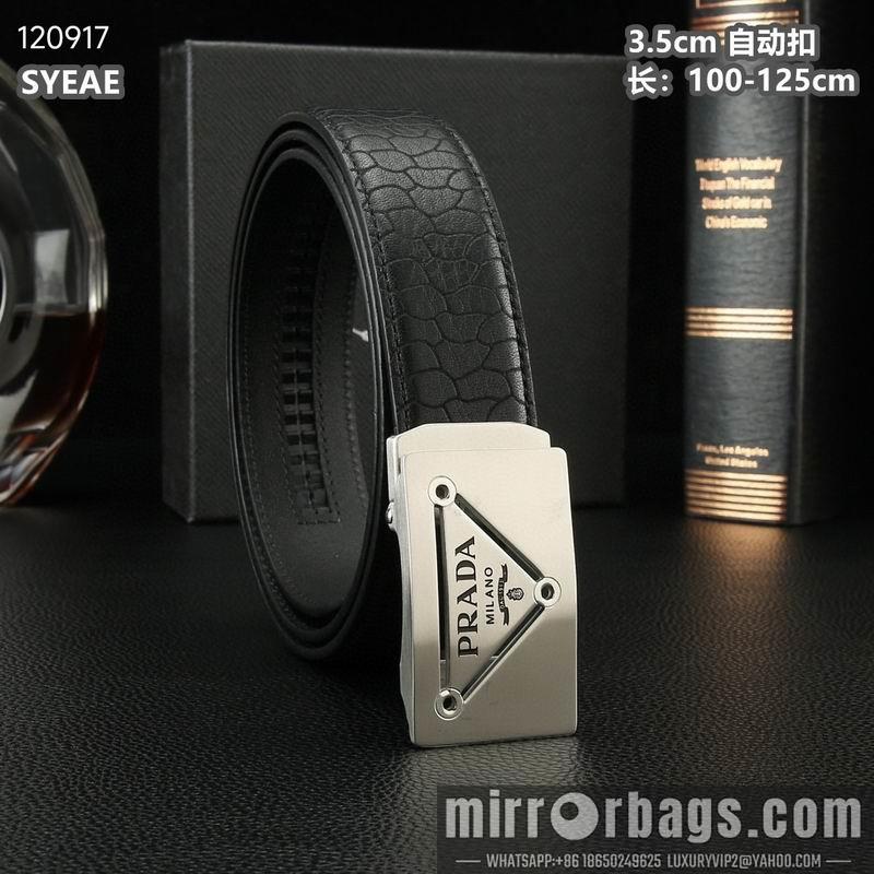 Prada belt 自动带 35mmX100-125cm 8L072003