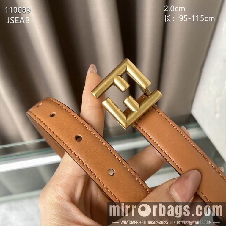 Fendi Belt 20mmX95-115CM 8L09