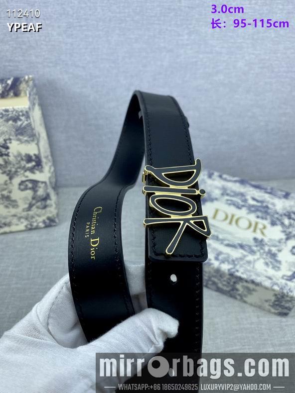 Dior belt 30mmX95-115cm 8L10