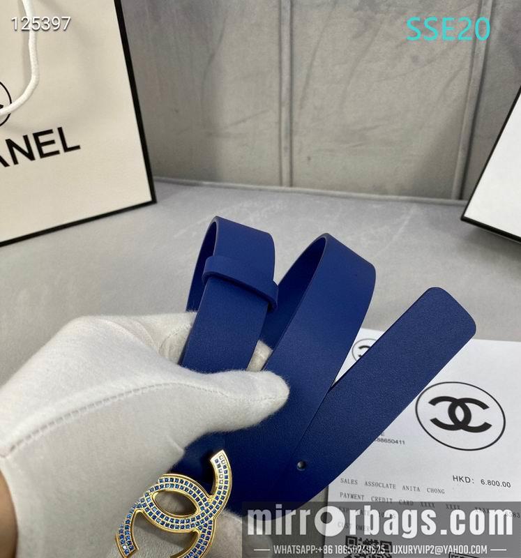 Chanel belt 30mmX95-125cm XH05