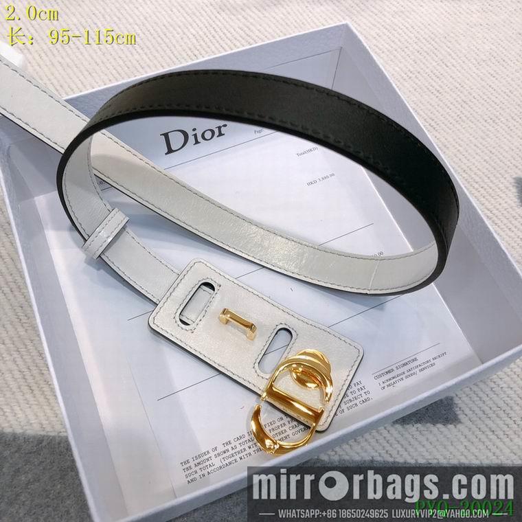 Dior Belt 20mmX95-115cm 8L16
