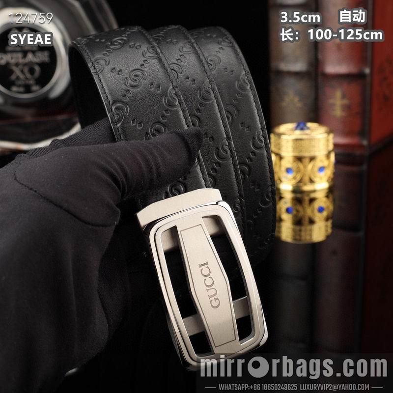 Gucci belt 35mmX100-125cm 8L19