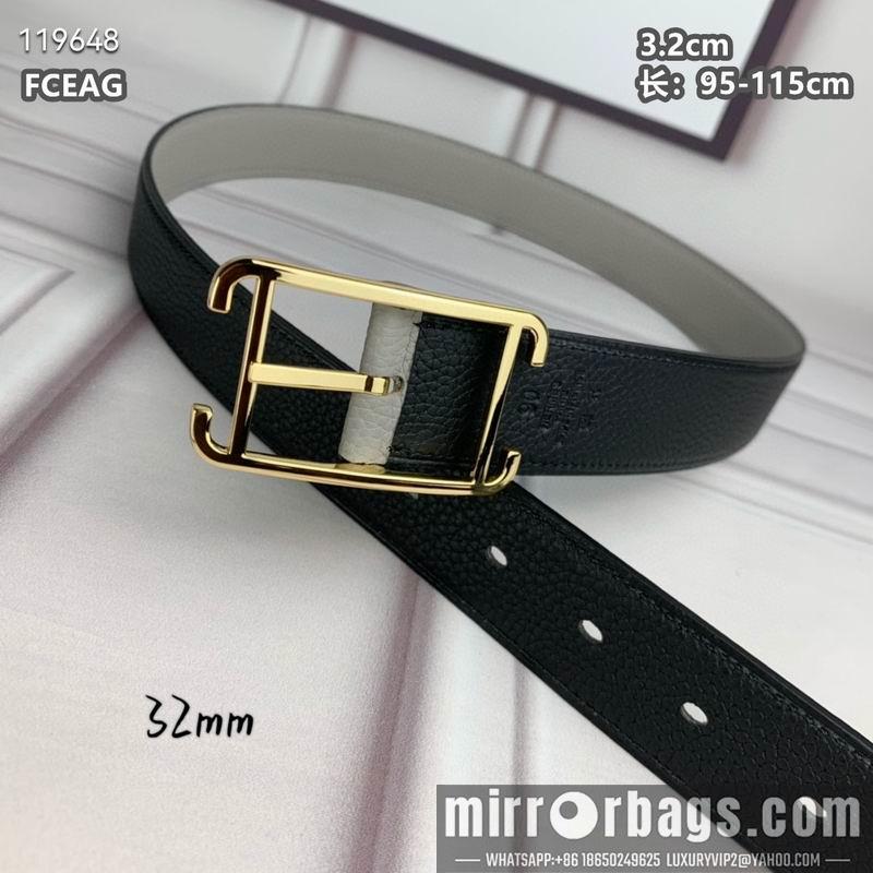 Hermes belt 32mmX95-115cm 8L040801