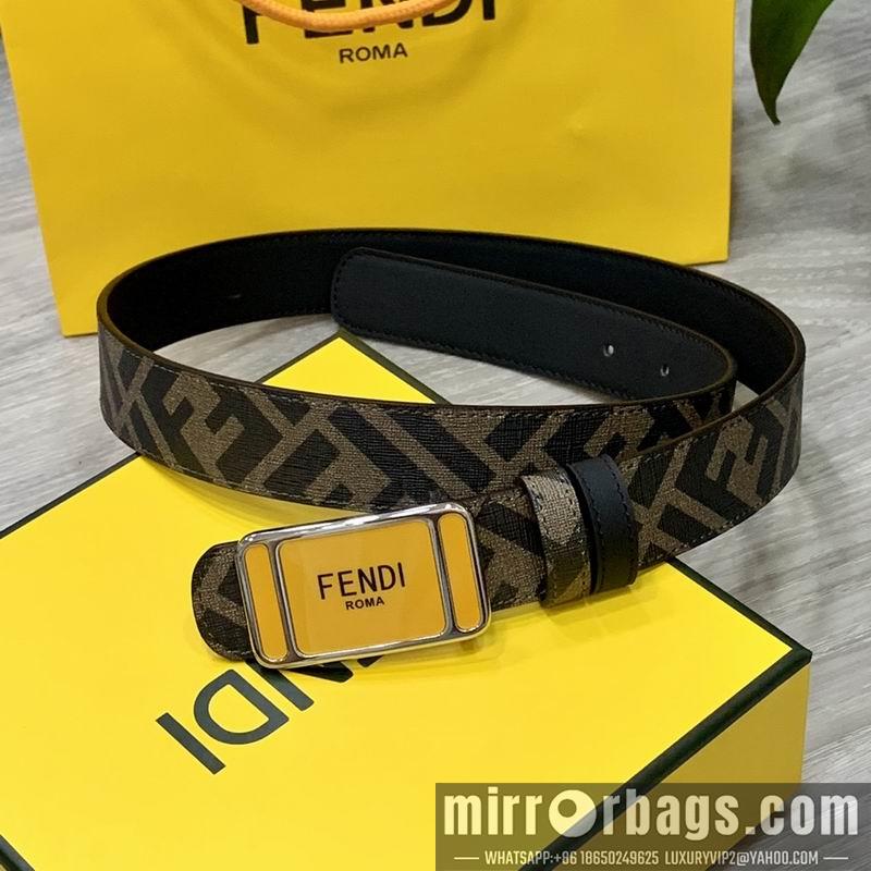 Fendi belt 30mmX95-115cm 7D08