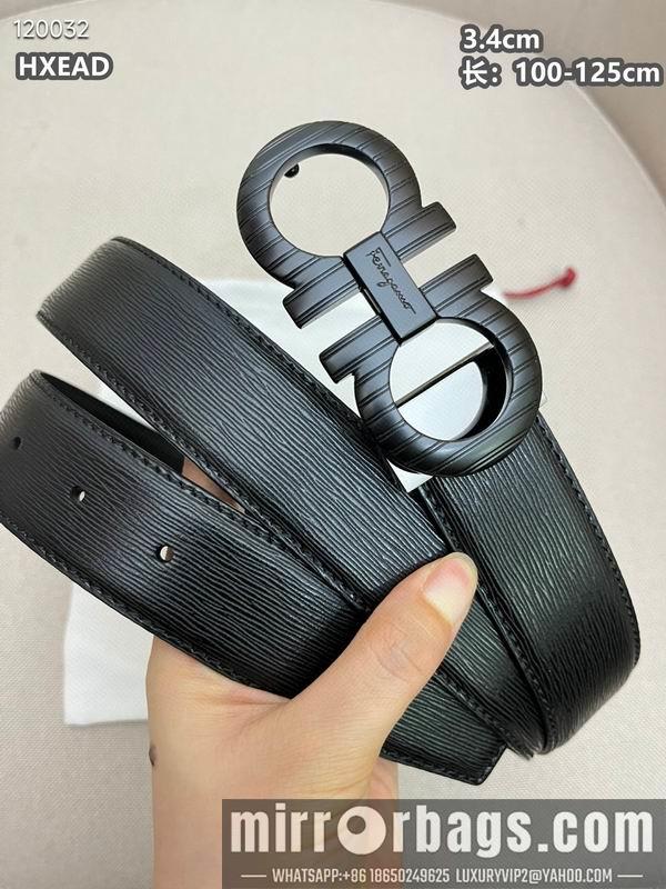 Ferragamo belt 34mmX100-125cm 8L03