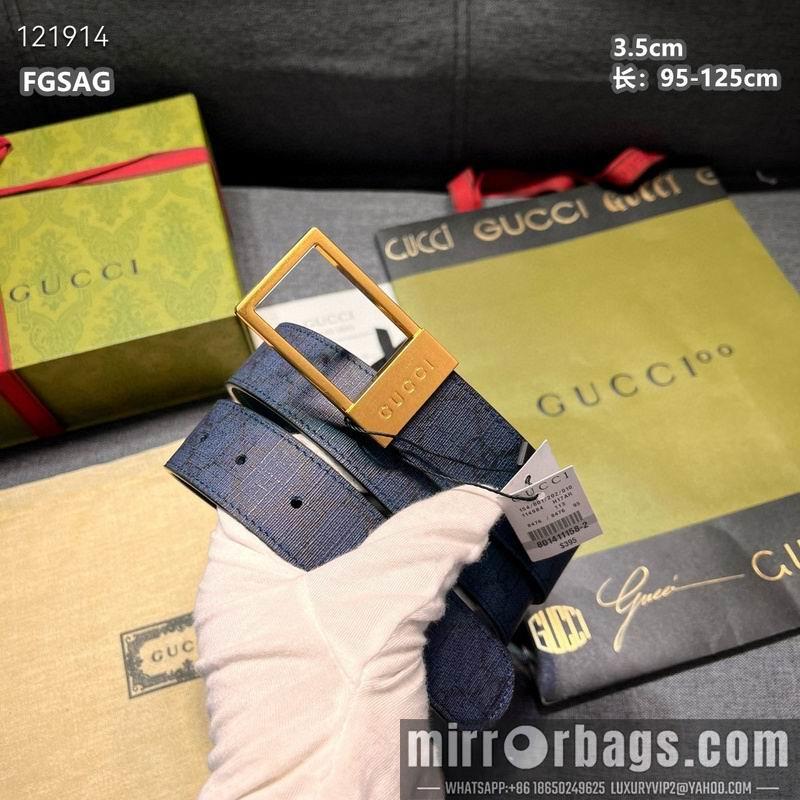 Gucci belt 35mmX95-125cm 8L01