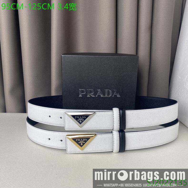 Prada Belt 34mmX95-125cm 7D02