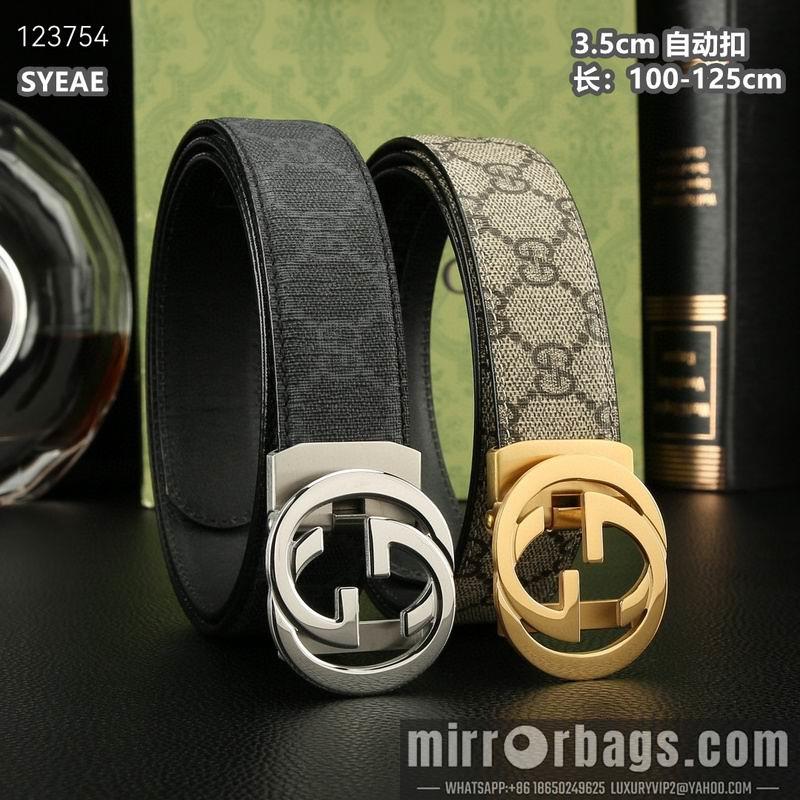 Gucci belt 35mmX100-125cm 8L56