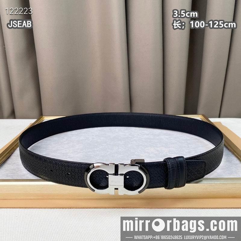 Ferragamo belt 35mmX100-125cm 8L78