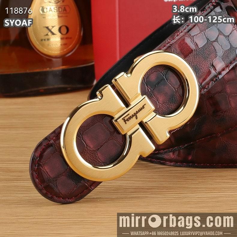Ferragamo belt 38mmX100-125cm 8L16