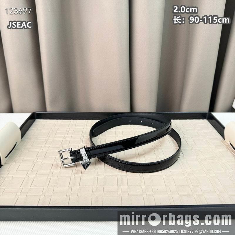 Prada belt 20mmX90-115cm 8L03