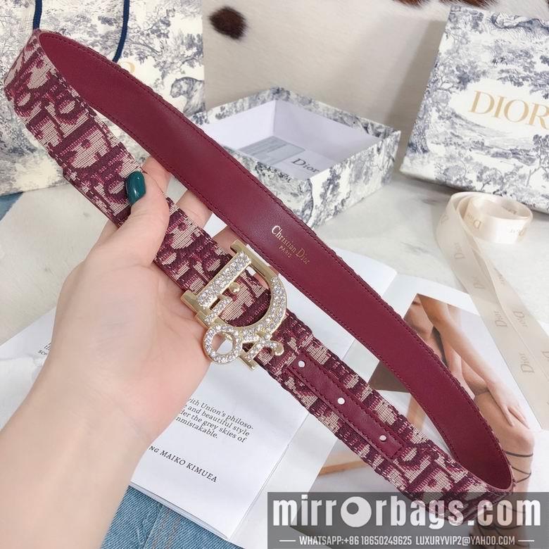 Dior Belt 30mmX95-110cm 7d06