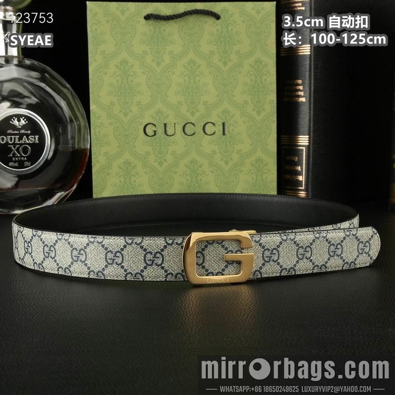 Gucci belt 35mmX100-125cm 8L57