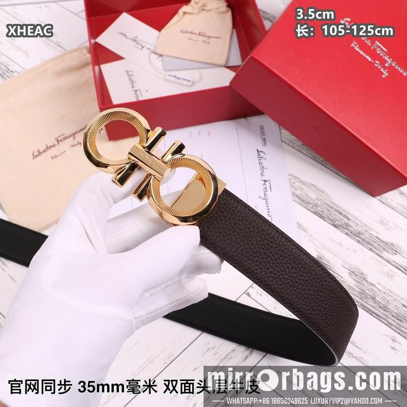 Ferragamo belt 35mmX105-125cm 8L131