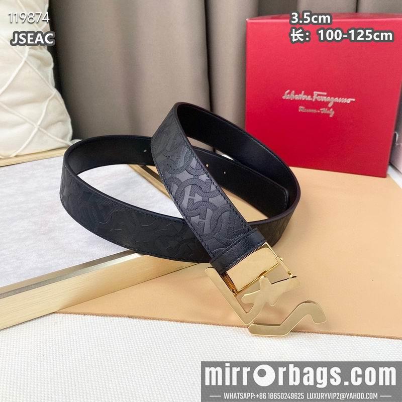 Ferragamo belt 35mmX100-125cm 8L072004