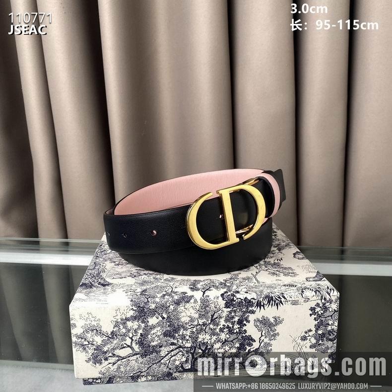Dior Belt 30mmX95-115cm 8L08