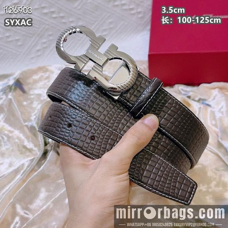 Ferragamo belt 35mmX100-125cm 8L89