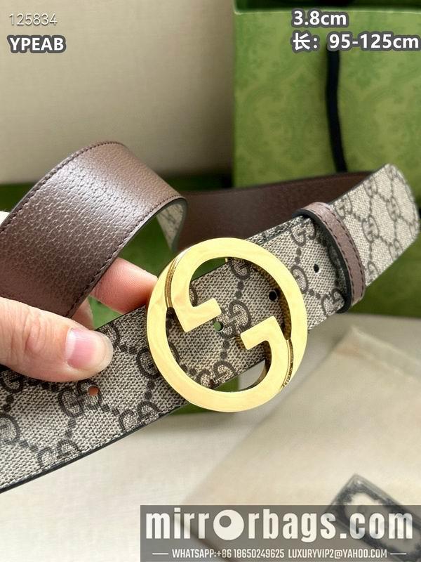 Gucci belt 38mmX95-125cm 8L08