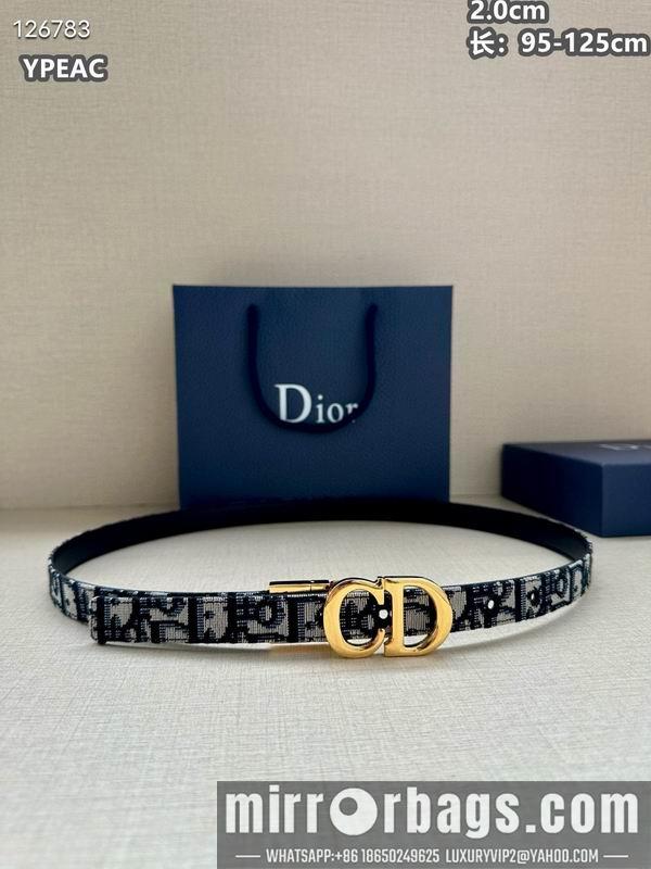 Dior belt 20mmX95-125cm 8L22