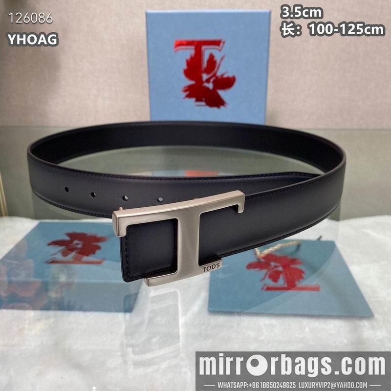 Tod's belt 35mmX100-125cm 8L05