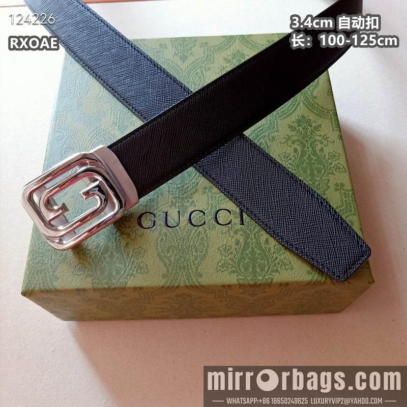 Gucci belt 34mmX100-125cm 8L21