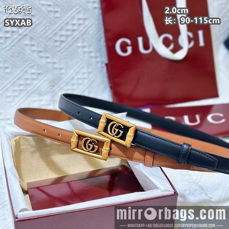 Gucci belt 20mmX90-115cm 8L25
