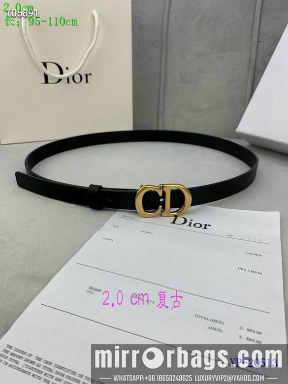 Dior Belt 20mmX95-110cm 7d08