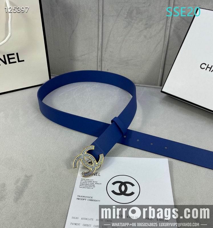 Chanel belt 30mmX95-125cm XH05