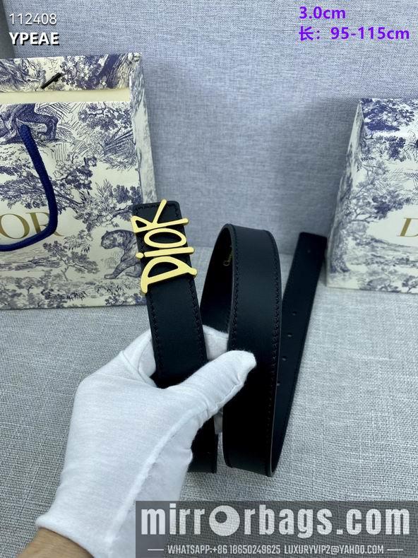 Dior belt 30mmX95-115cm 8L09