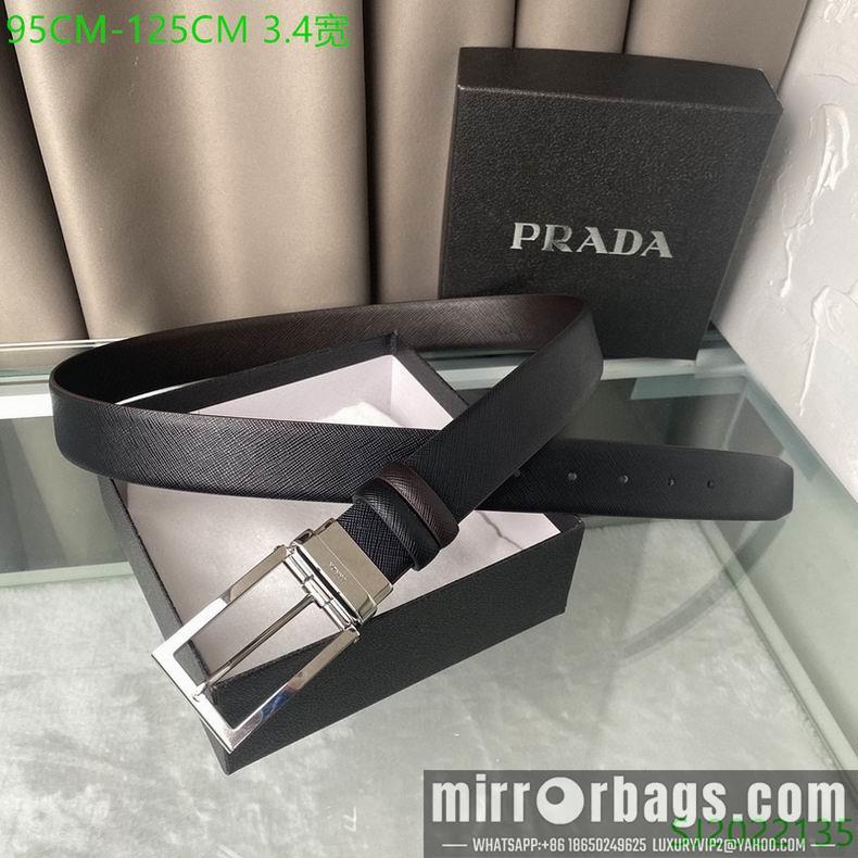 Prada Belt 34mmX95-125cm 7D01