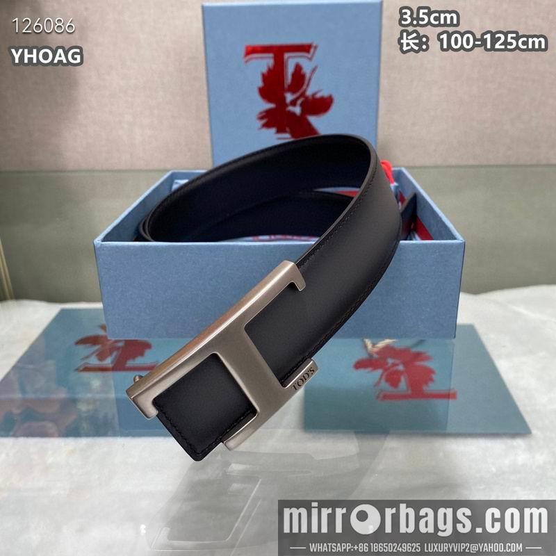 Tod's belt 35mmX100-125cm 8L05