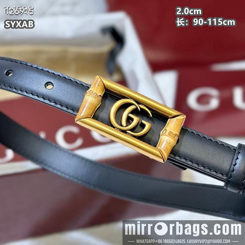 Gucci belt 20mmX90-115cm 8L25